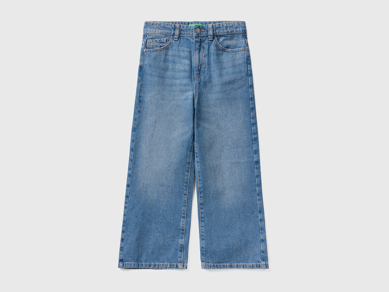 (image for) Jeans wide fit a vita alta benetton 2023